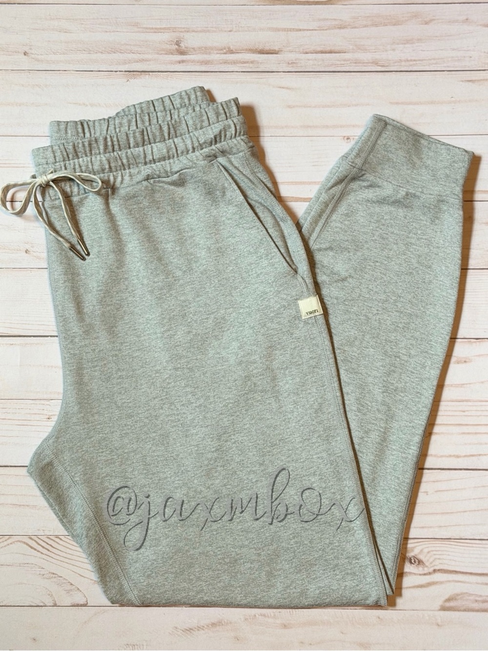Vuori Performance Jogger Pale Grey Heather Heather Size Small